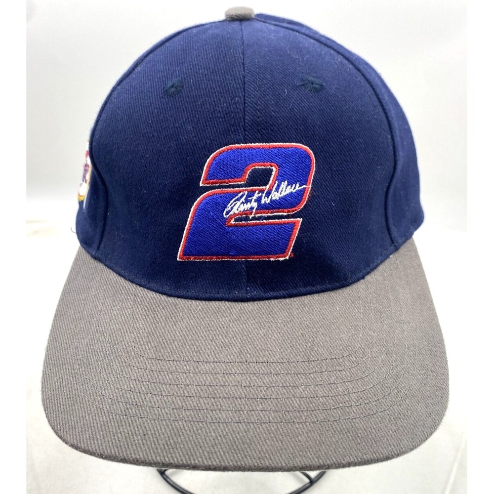 Vintage Rusty Wallace HAT NASCAR #2 Strapback Miller Lite Racing Embroidered